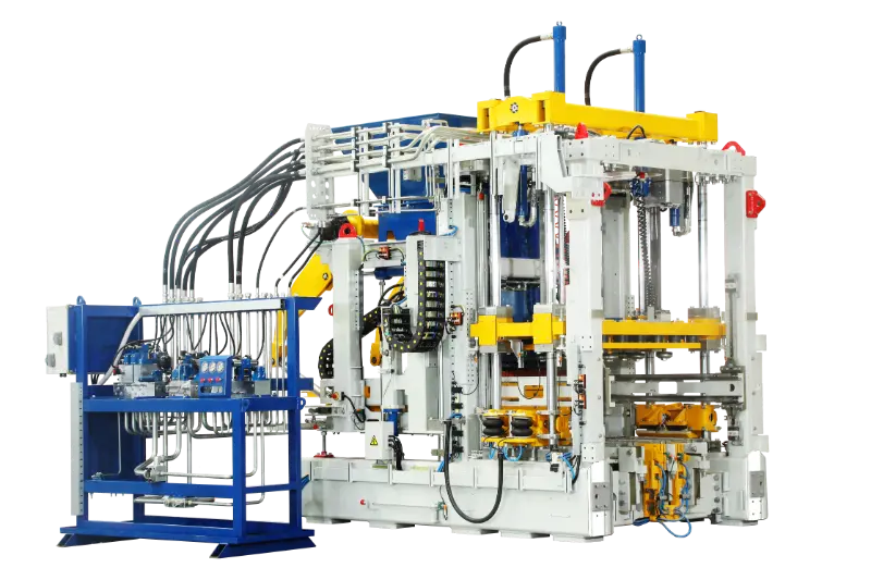 Máquina automática de ladrillos QGM ZN1200-2S | Máquina inteligente para fabricar bloques de hormigón para reciclaje de residuos sólidos