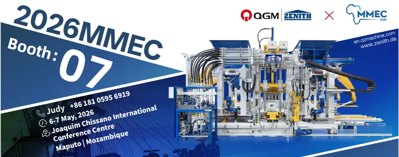 Quangong Machinery Co., Ltd. exhibirá soluciones de máquinas de ladrillos de alta eficiencia en la exposición MMEC 2026
